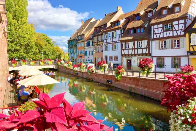 Half-timber houses in Colmar