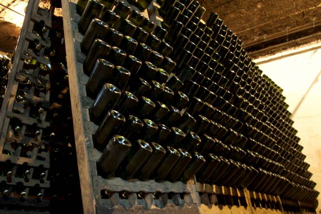 Sparkling wine cellar